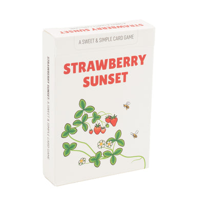 Front of Packaging for Strawberry Sunset game
