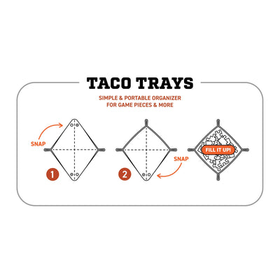 Assembly Instructions on how to snap Taco Trays together