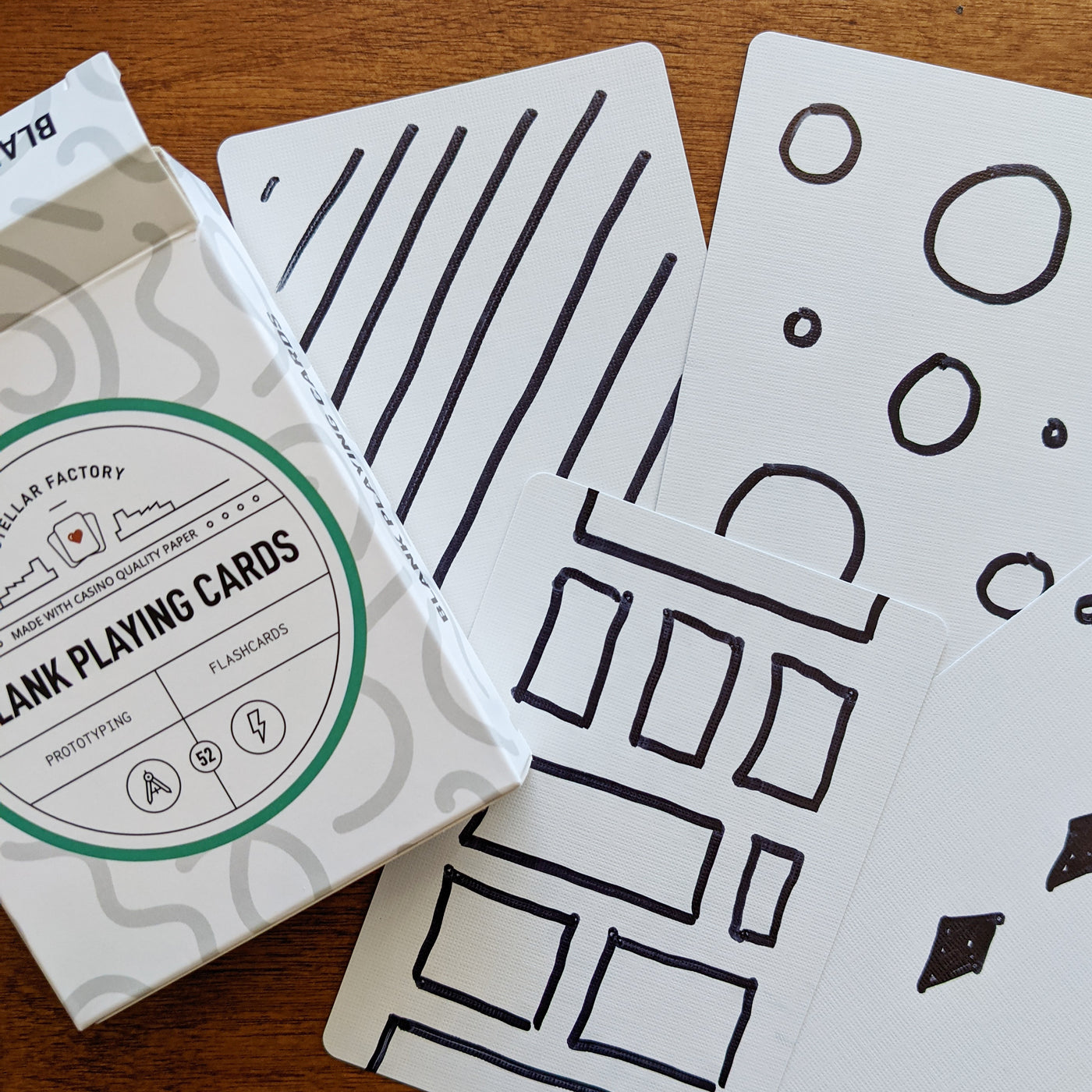 Stellar Factory Premium Blank Playing Cards - Game Design, Prototyping, and Flashcards