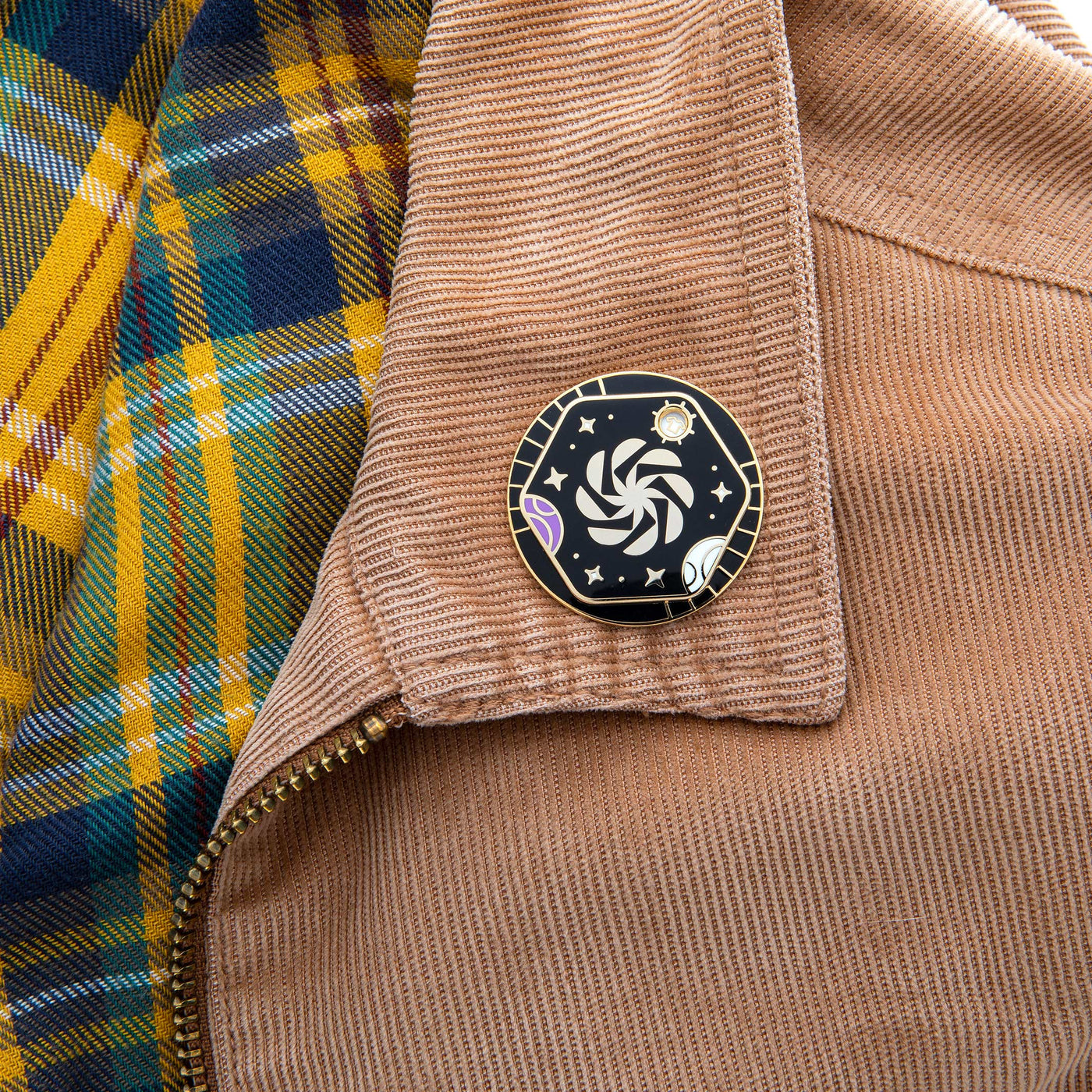 Wormhole Pin on Jacket