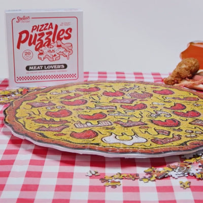 Teaser video for Pizza Puzzle Meat Lovers Jigsaw Puzzle