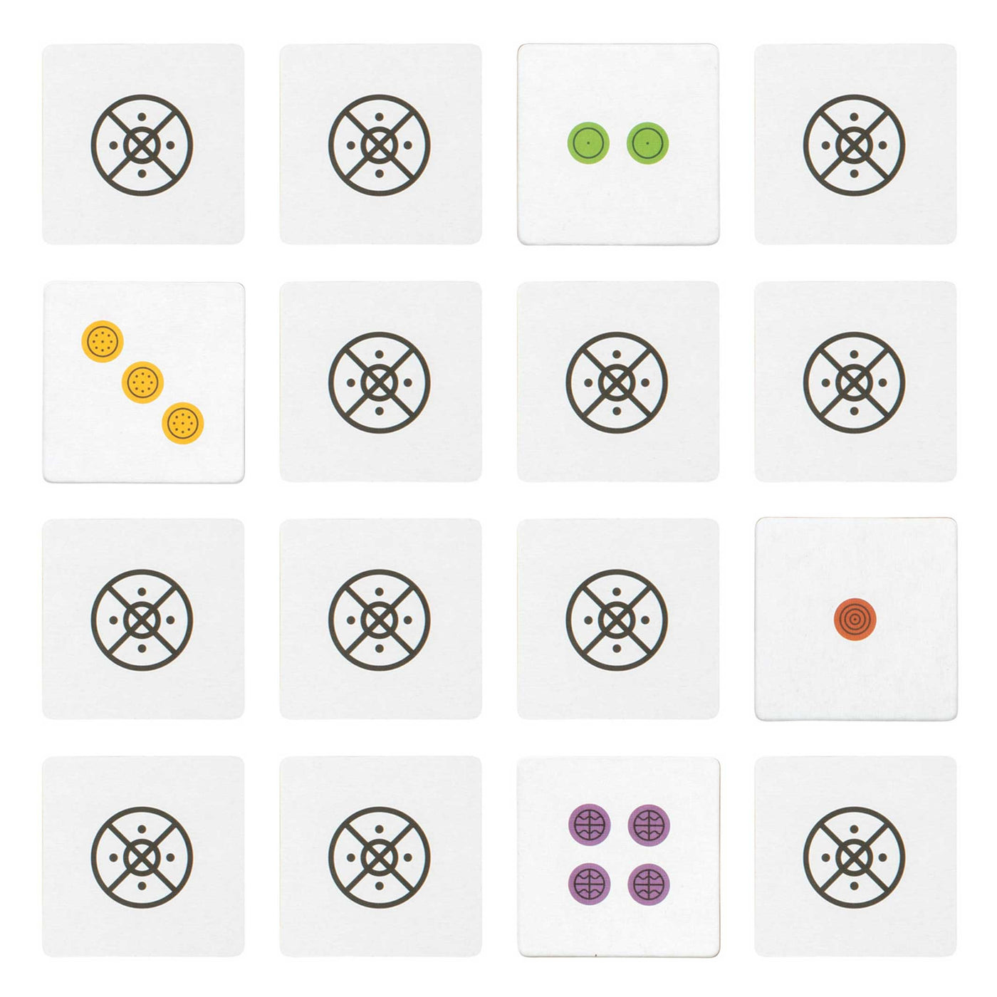 Grid of Tiles from Top Down for Peek and Push game