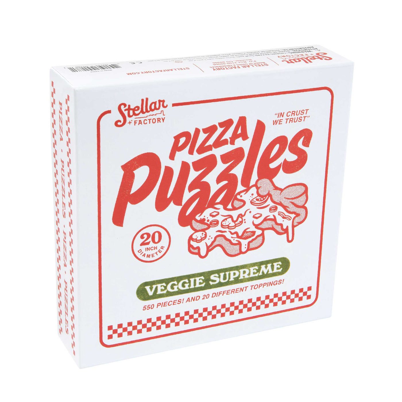 Front of Packaging for Pizza Puzzle Veggie Supreme Jigsaw Puzzle