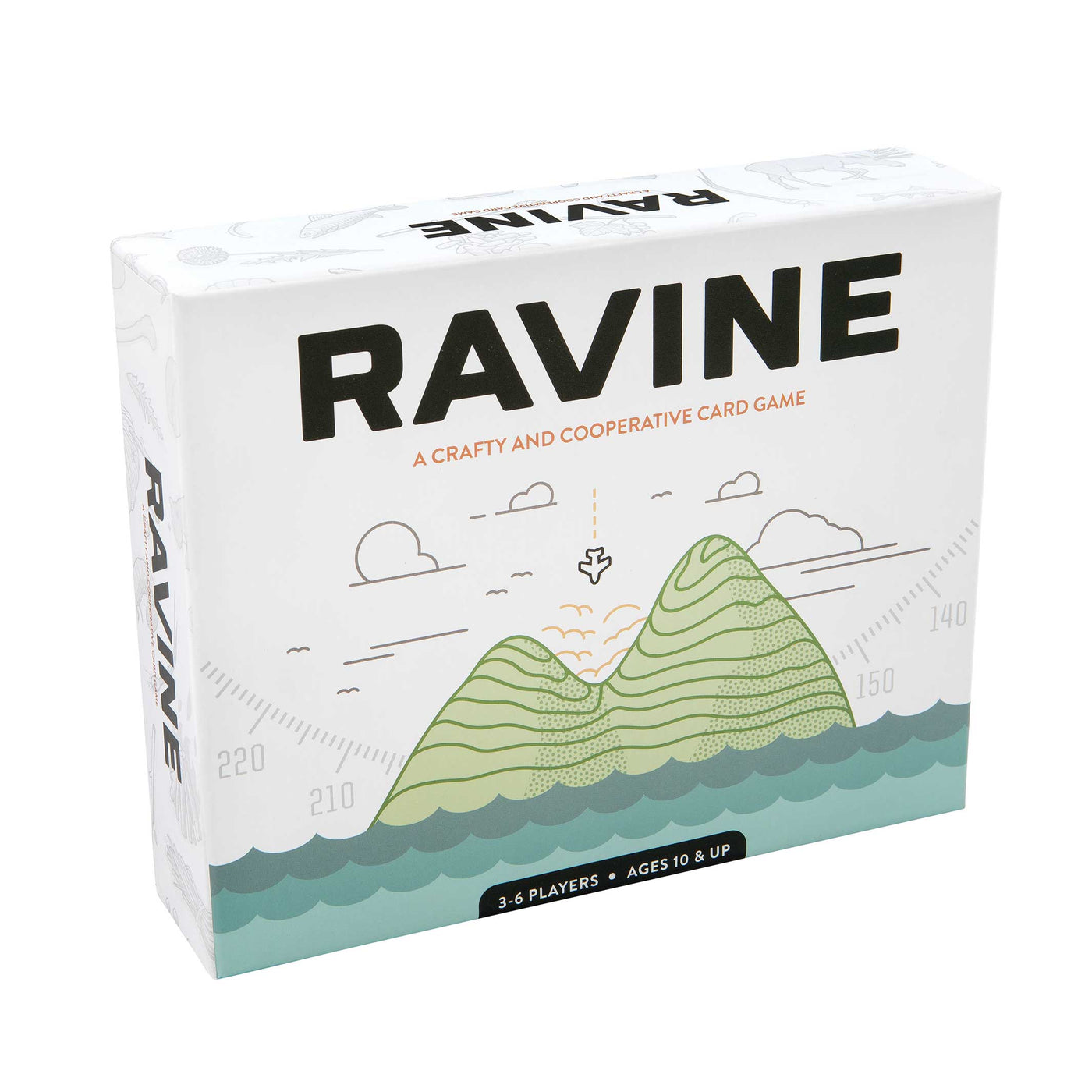 Front of Packaging for Ravine game