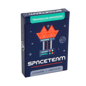 Front of Packaging for Spaceteam game's expansion Triangulum
