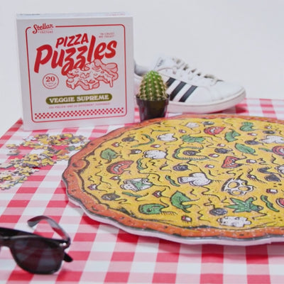 Teaser Video for Pizza Puzzle Veggie Supreme Jigsaw Puzzle